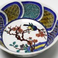 九谷焼作家50％OFF!!アウトレット半額!! 九谷焼6.5号鉢 古九谷花鳥 太田俊英