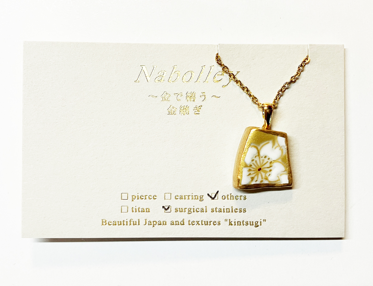 陶片アクセサリー　ネックレス