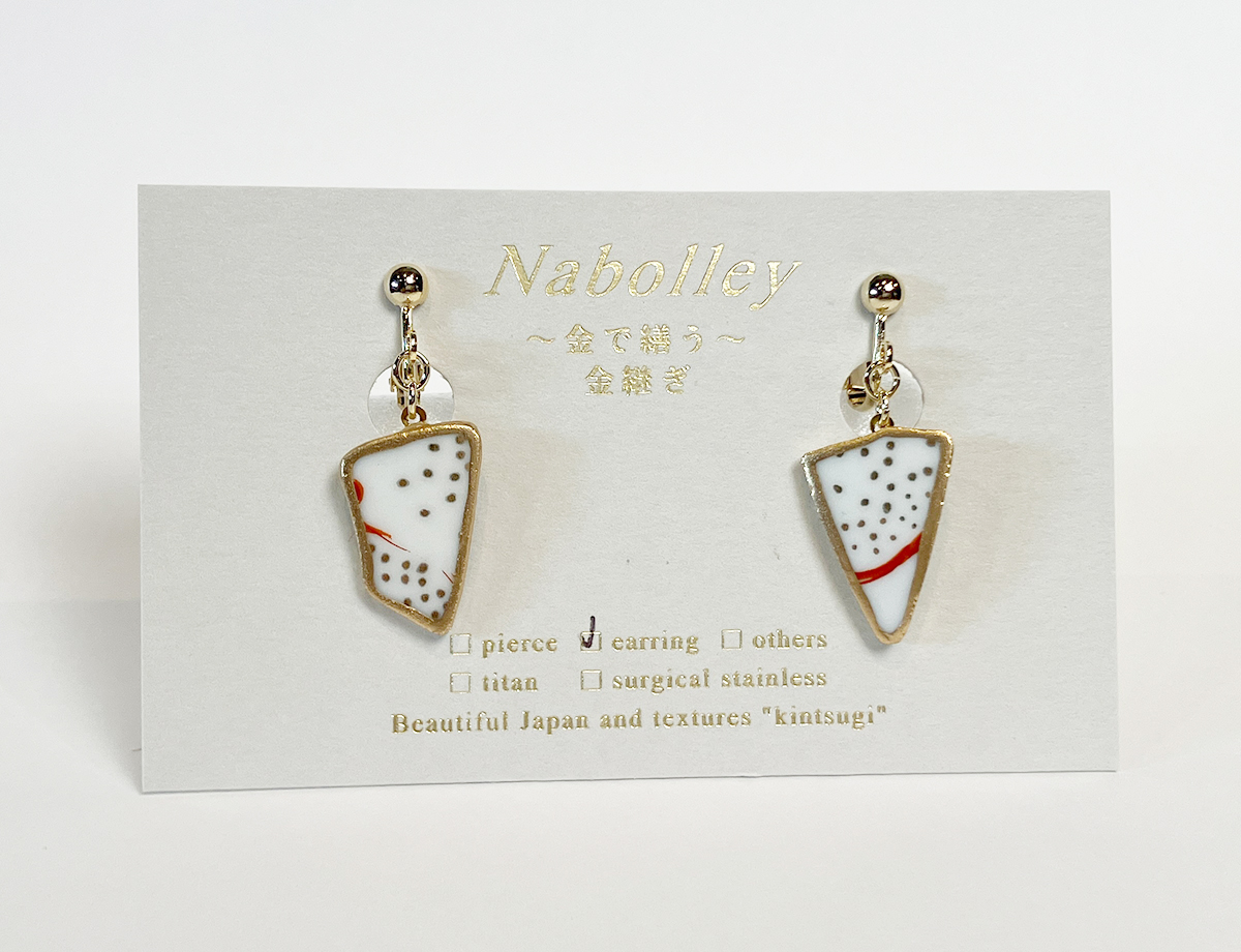 陶片アクセサリー　イヤリング