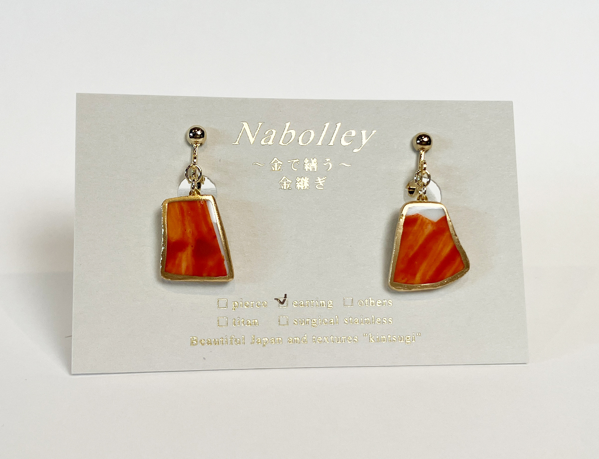 陶片アクセサリー　イヤリング