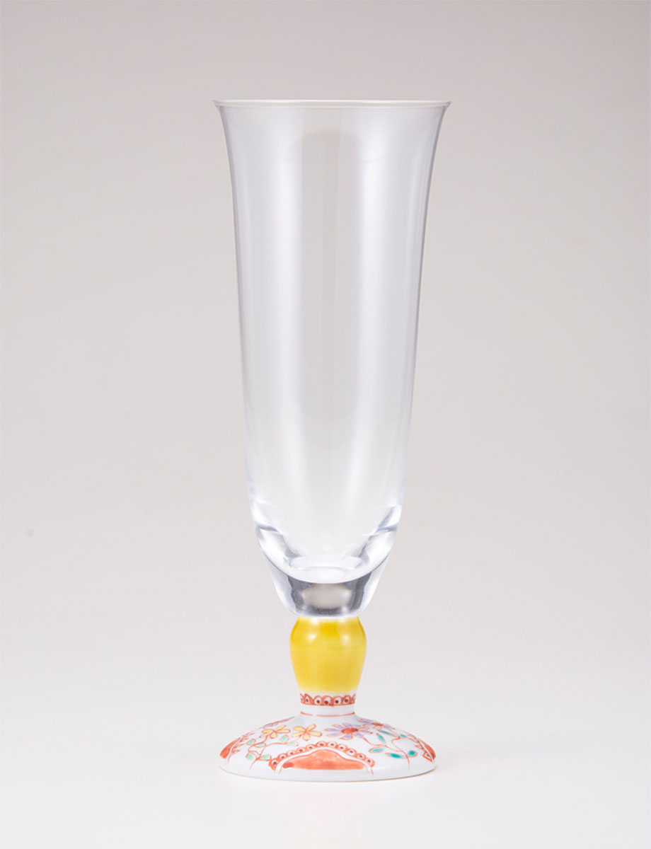 麦酒グラス　フラワー