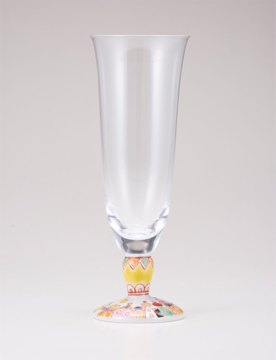 麦酒グラス　街の広場