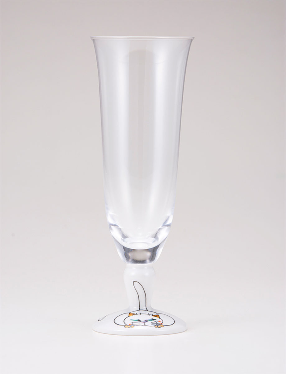 麦酒グラス　ネコの休日