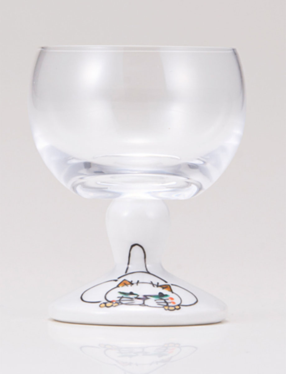 馬上グラス　ネコの休日