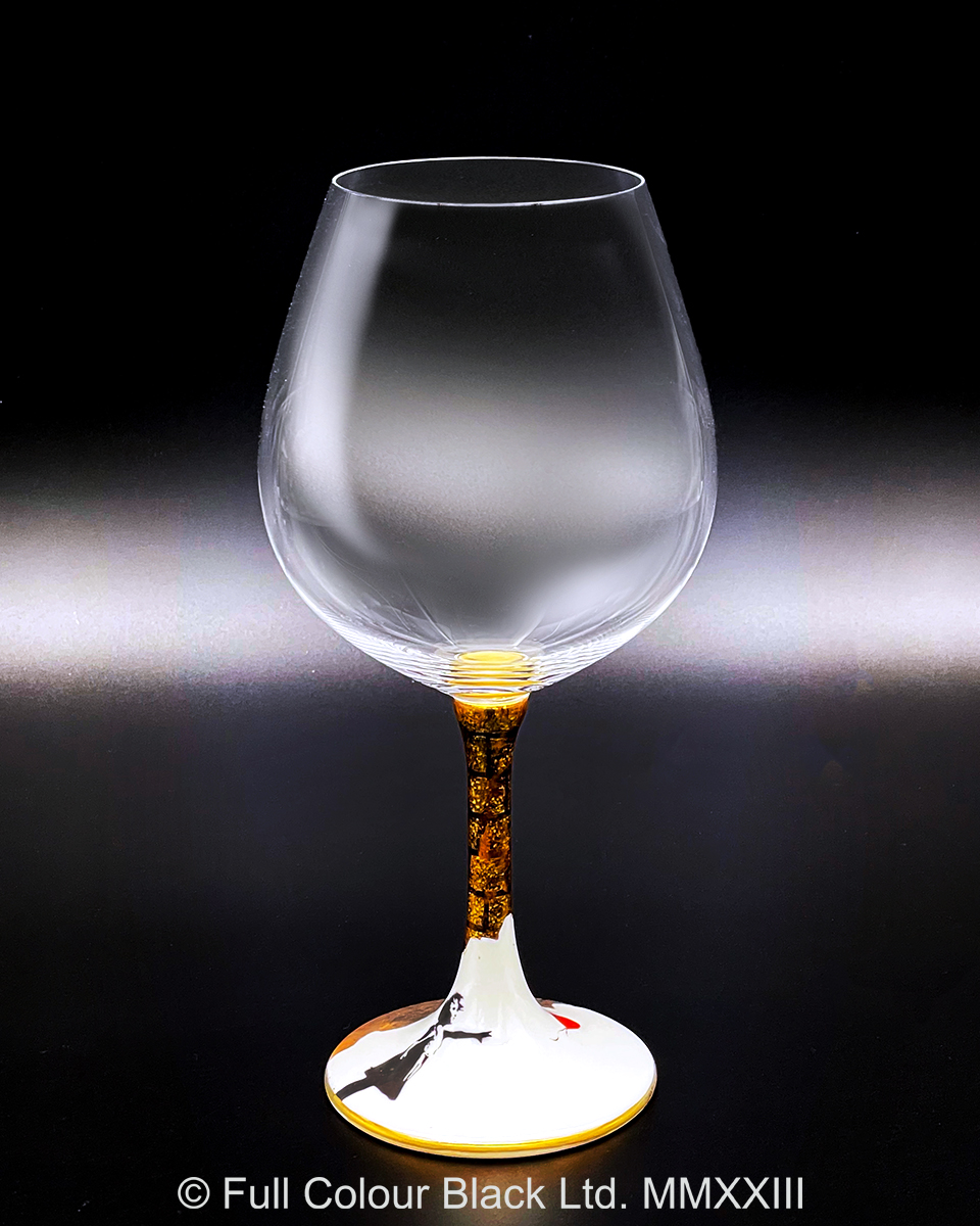 鏑木BOグラス／Banksy's Balloon Girl／高聡文・画　金彩レンガ