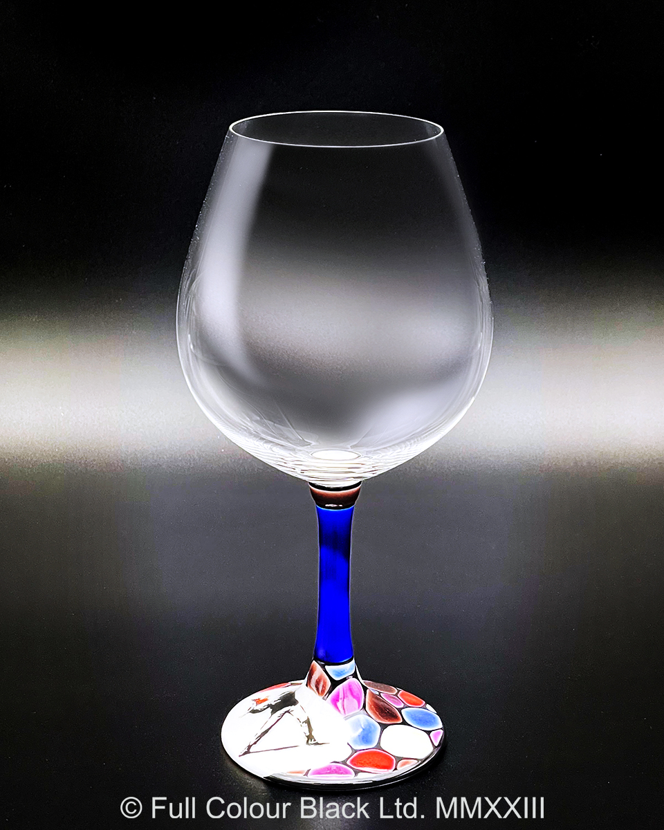 鏑木BOグラス／Banksy's Flower Bomber／糠川孝之・画　彩バイオレット