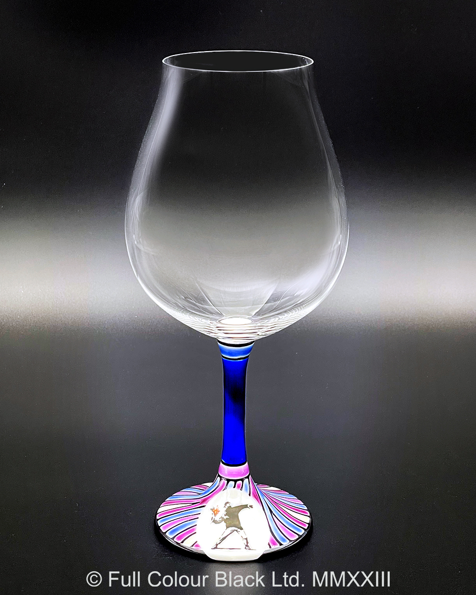 鏑木BNグラス／Banksy's Flower Bomber／糠川孝之・画　カラーライン