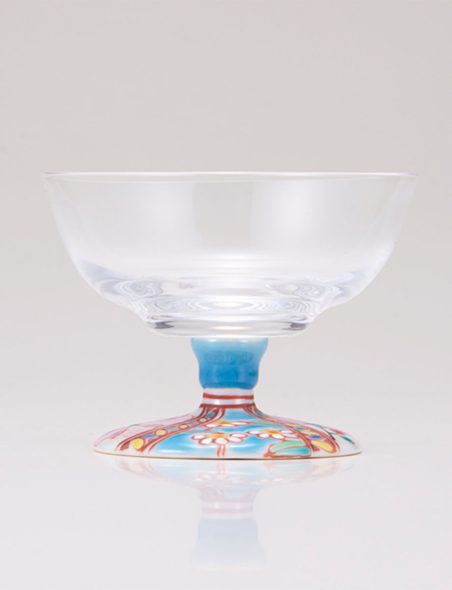 デザートグラス・中　花のタペストリー