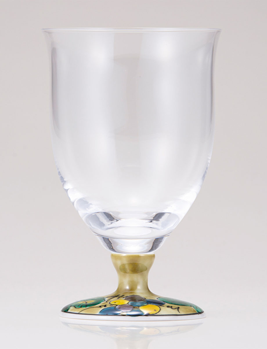 フリーグラス・中　ぶどう　アメ釉