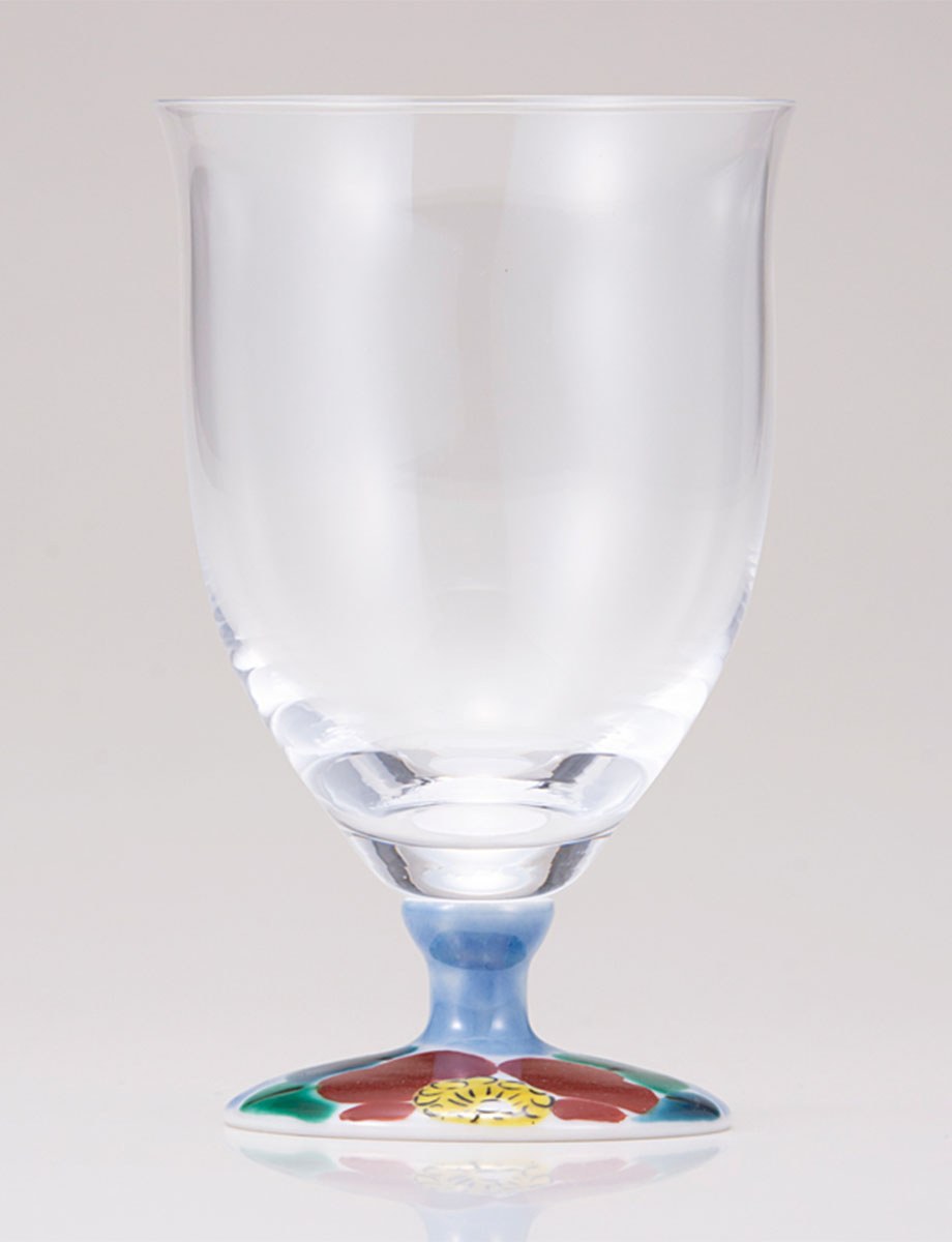 フリーグラス・中　山茶花　ブルー