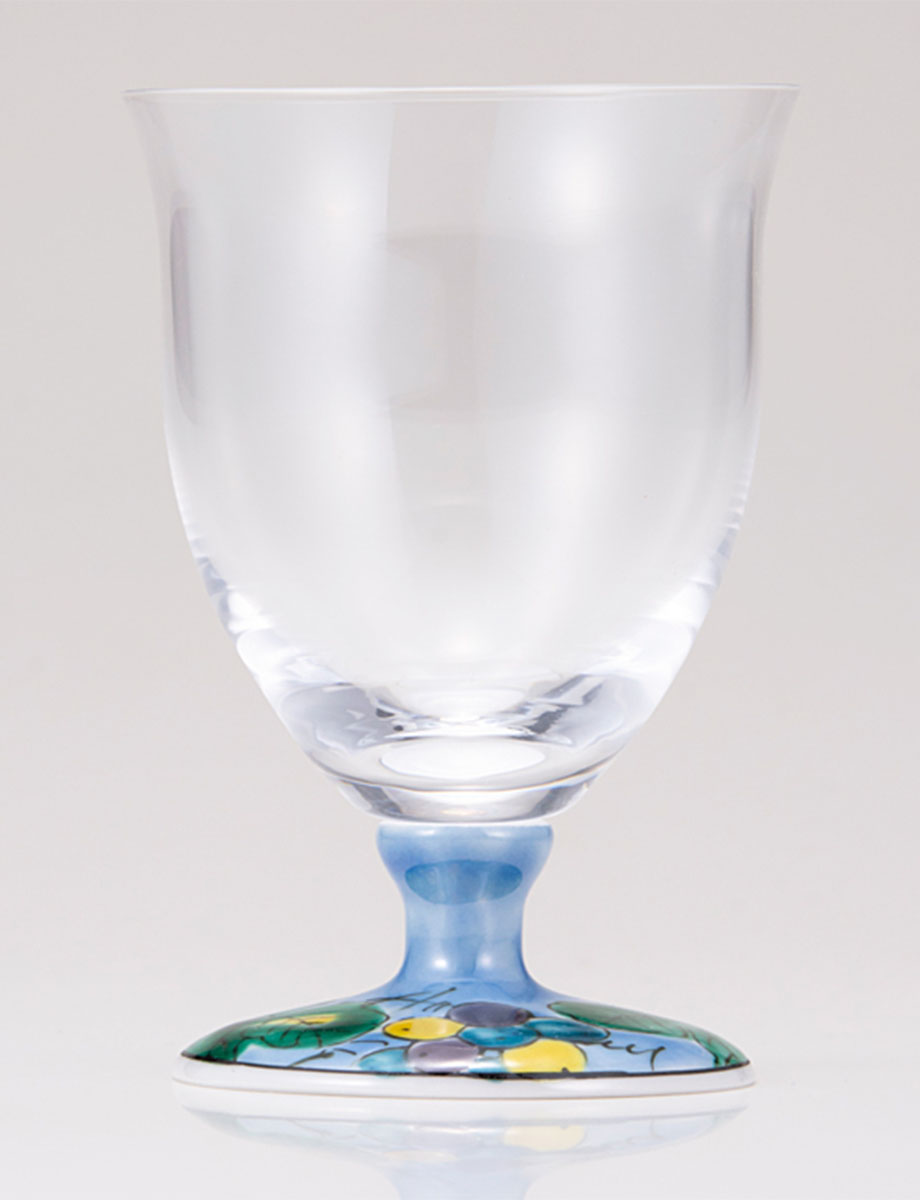 フリーグラス・小　ぶどう　ブルー