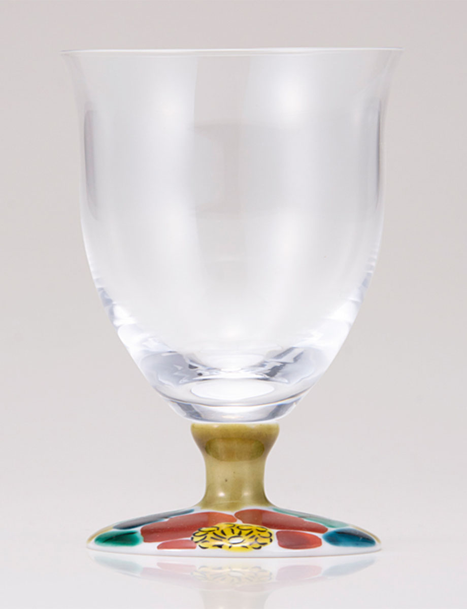 フリーグラス・小　山茶花　アメ釉