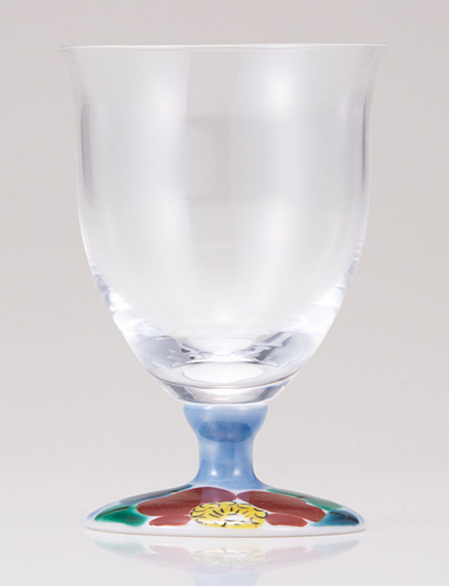 フリーグラス・小　山茶花　ブルー