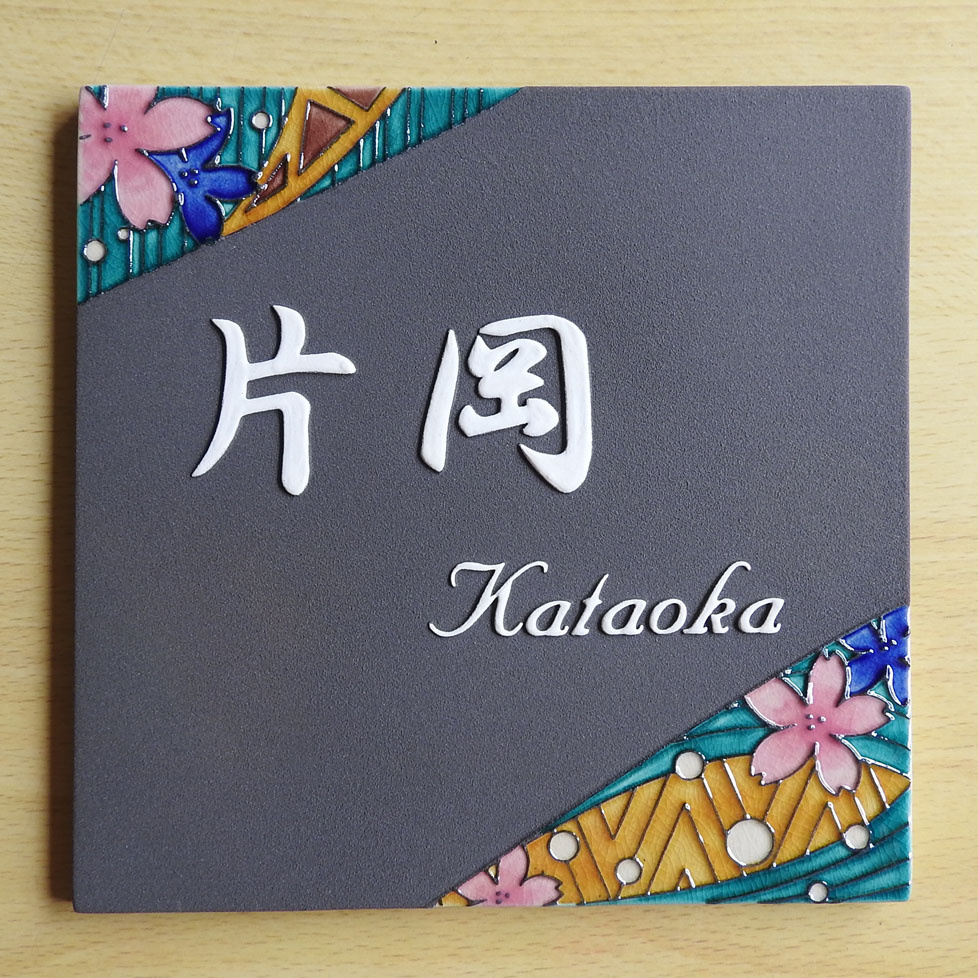 表札・歌舞伎桜吉田屋風