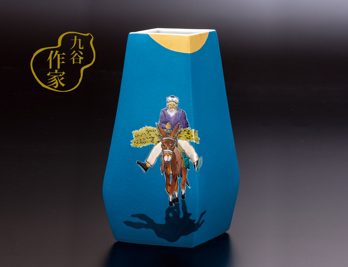8号花器 色絵遠い日 / 武腰一憲 かぶらきでしか買えない