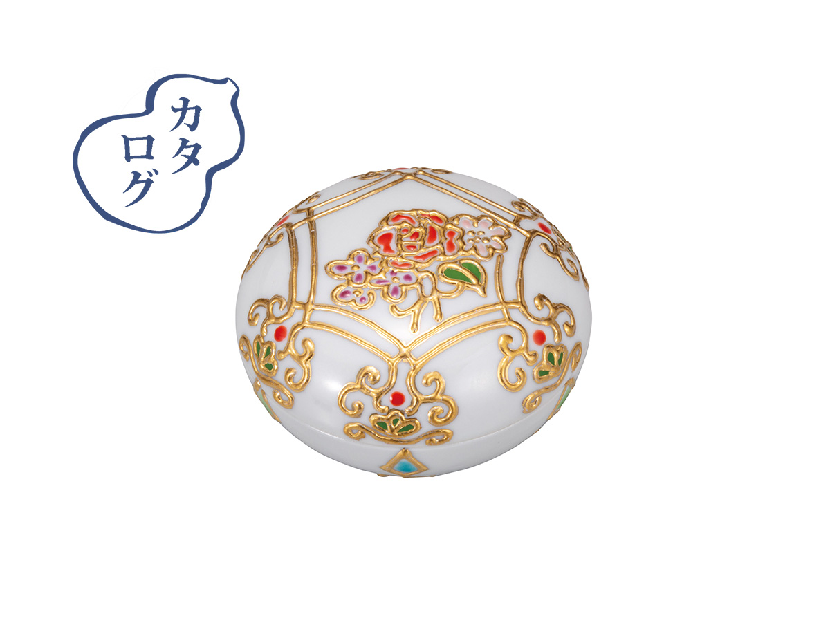 新品未使用】九谷焼 ボンボニエール・花詰