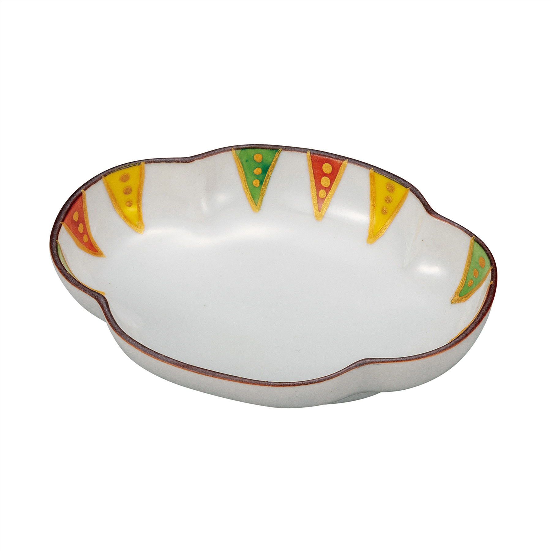 3.2号皿・色絵線文