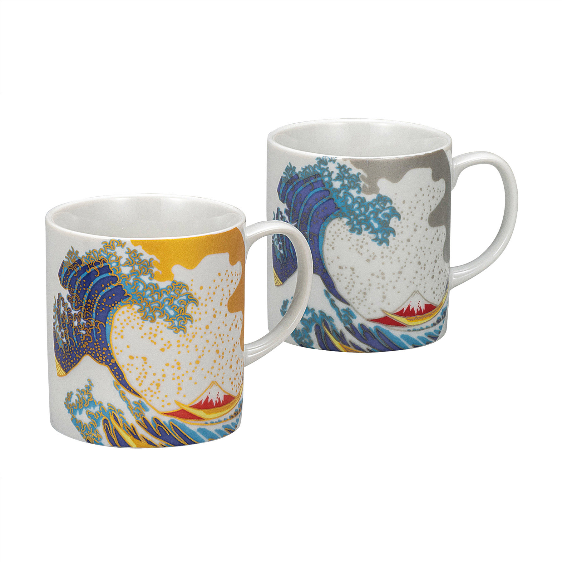 ペアマグカップ・北斎　波