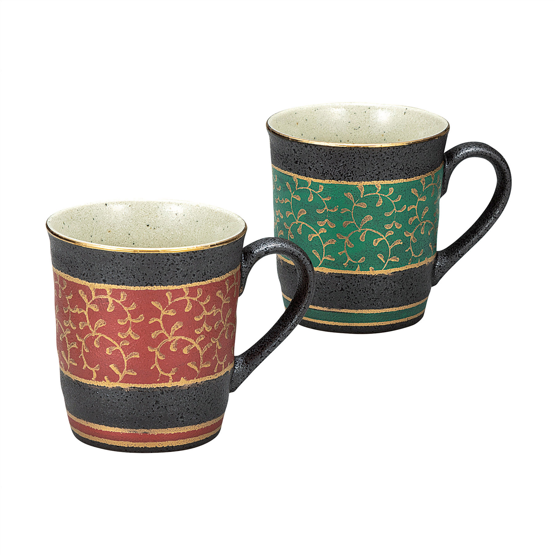ペアマグカップ・金唐草