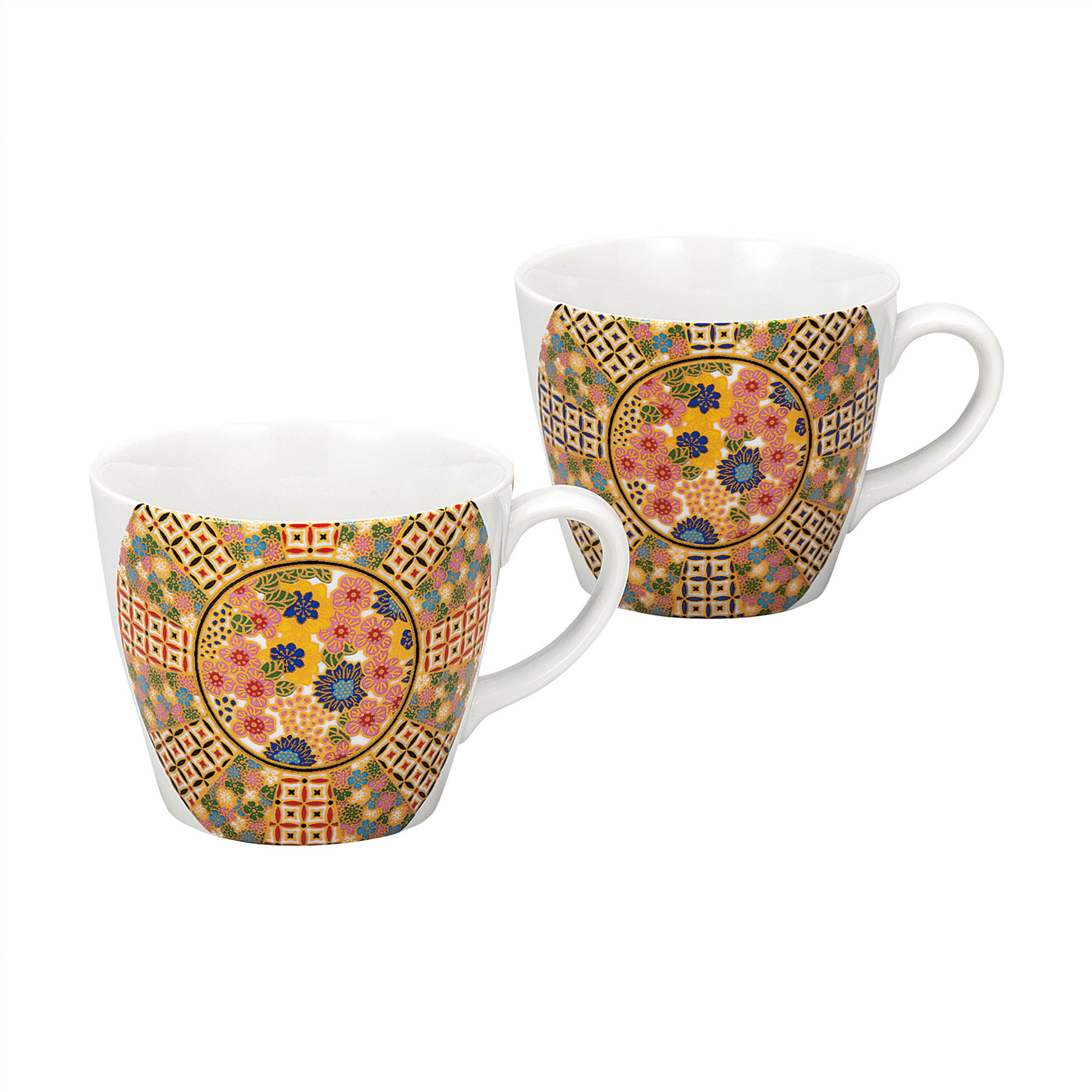 ペアマグカップ・小紋花詰