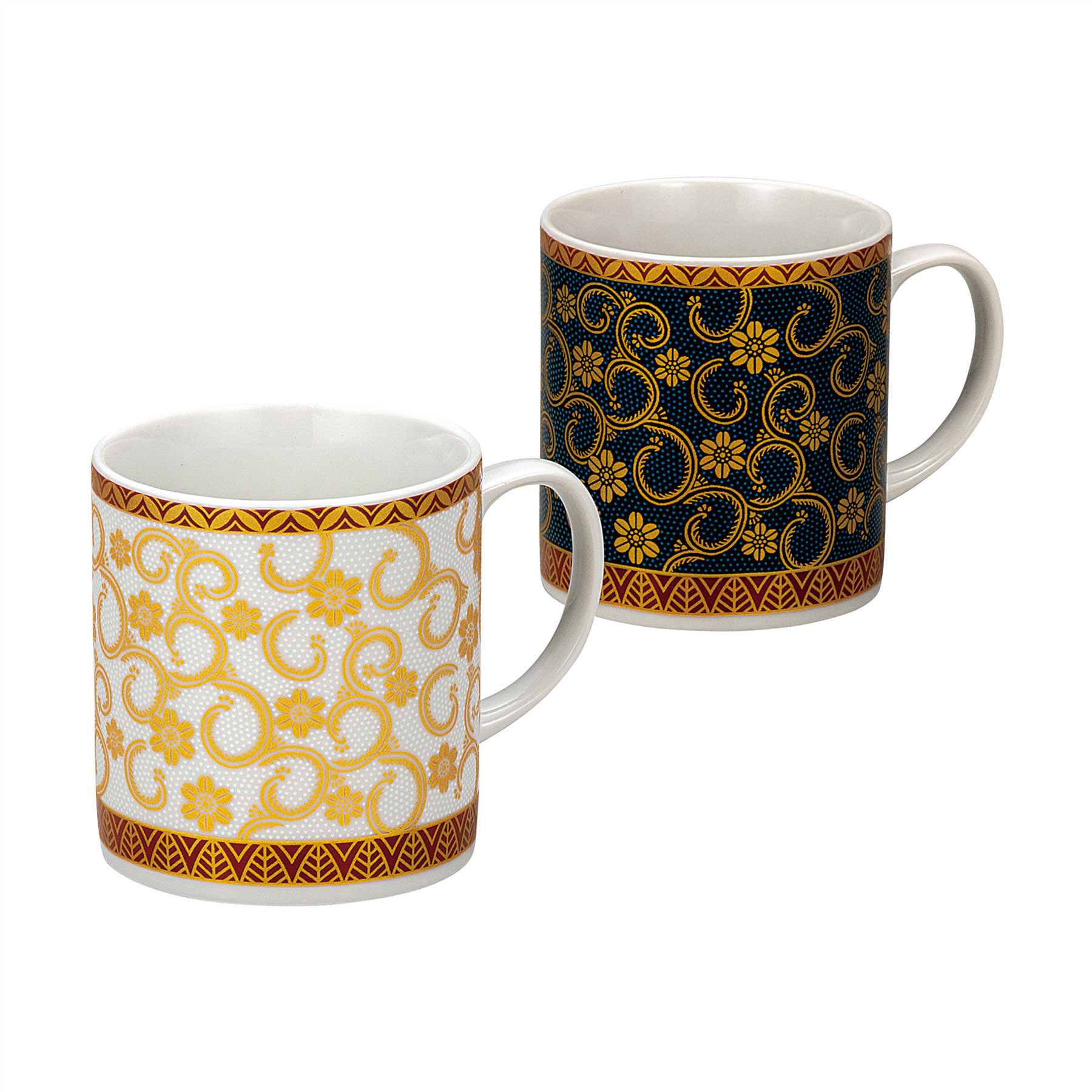 ペアマグカップ・青白粒