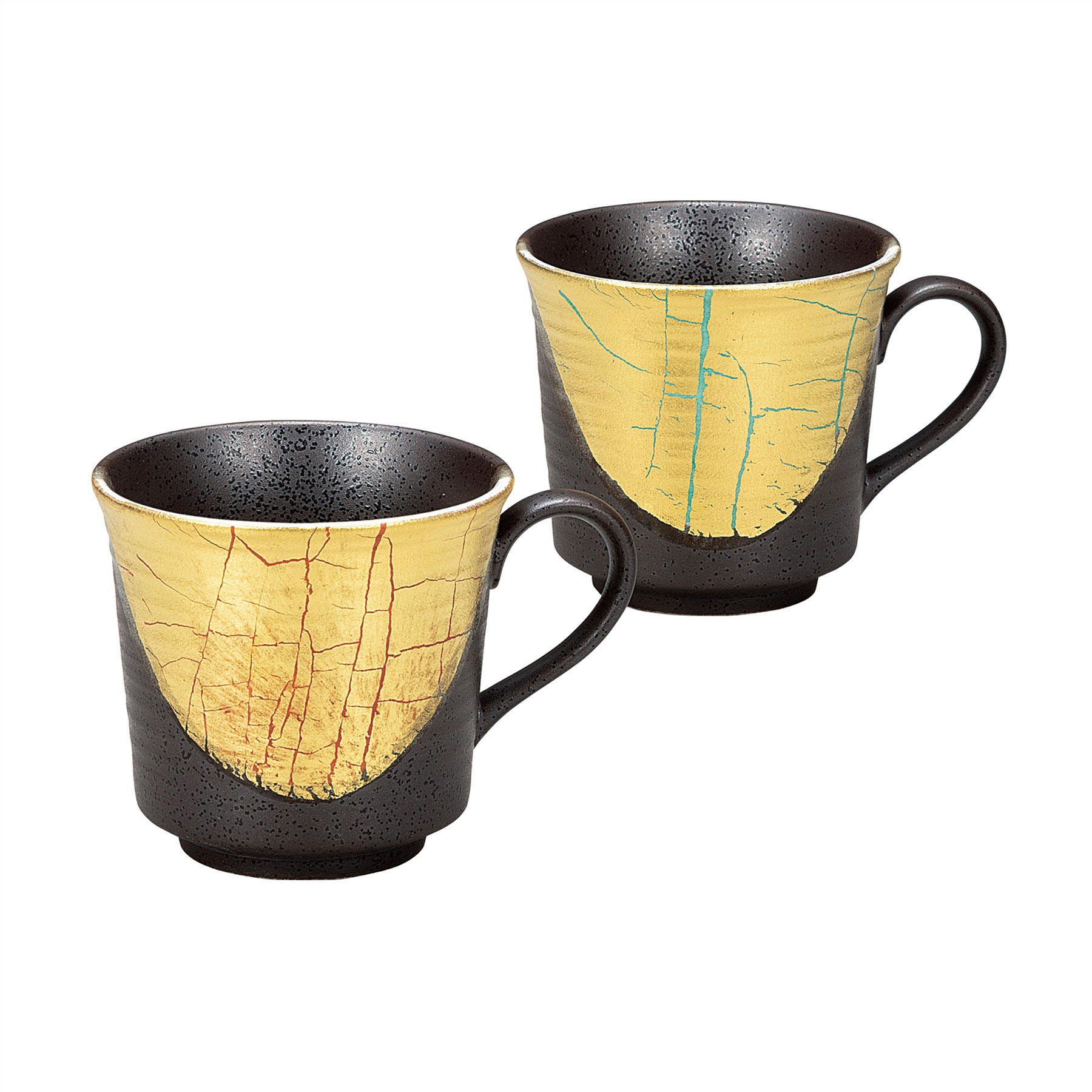 ペアマグカップ・金箔彩