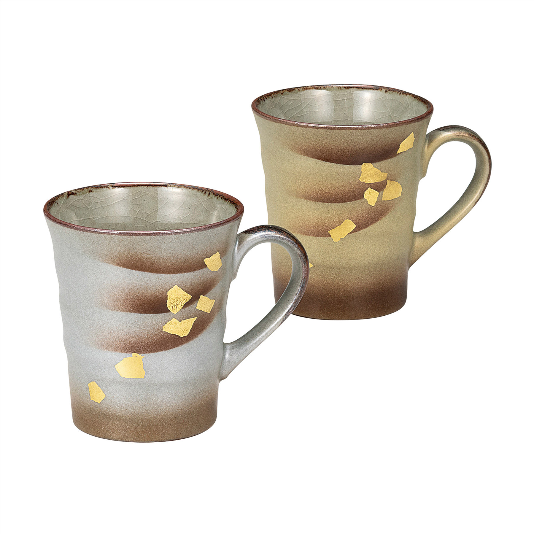 ペアマグカップ・金銀彩