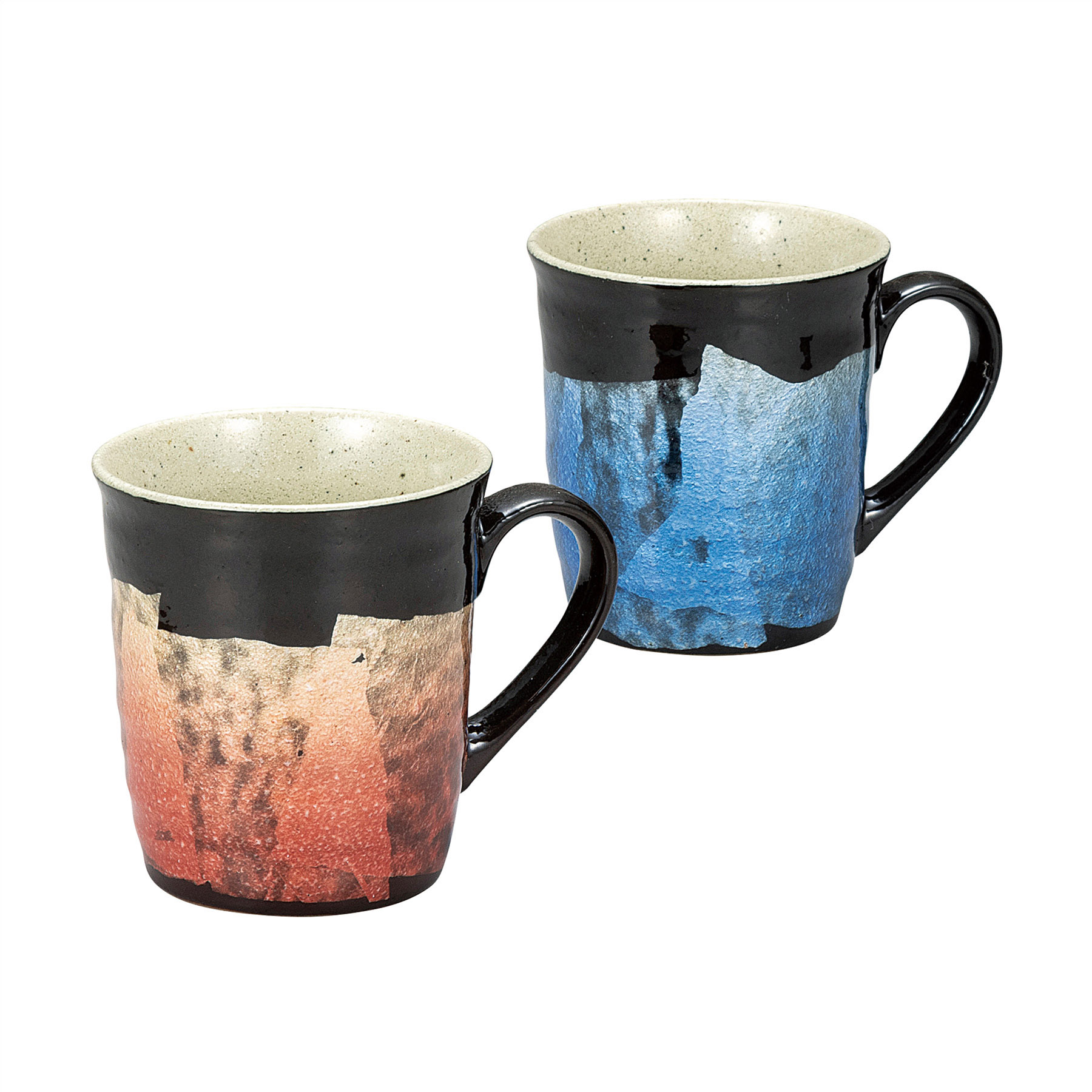 ペアマグカップ・銀彩