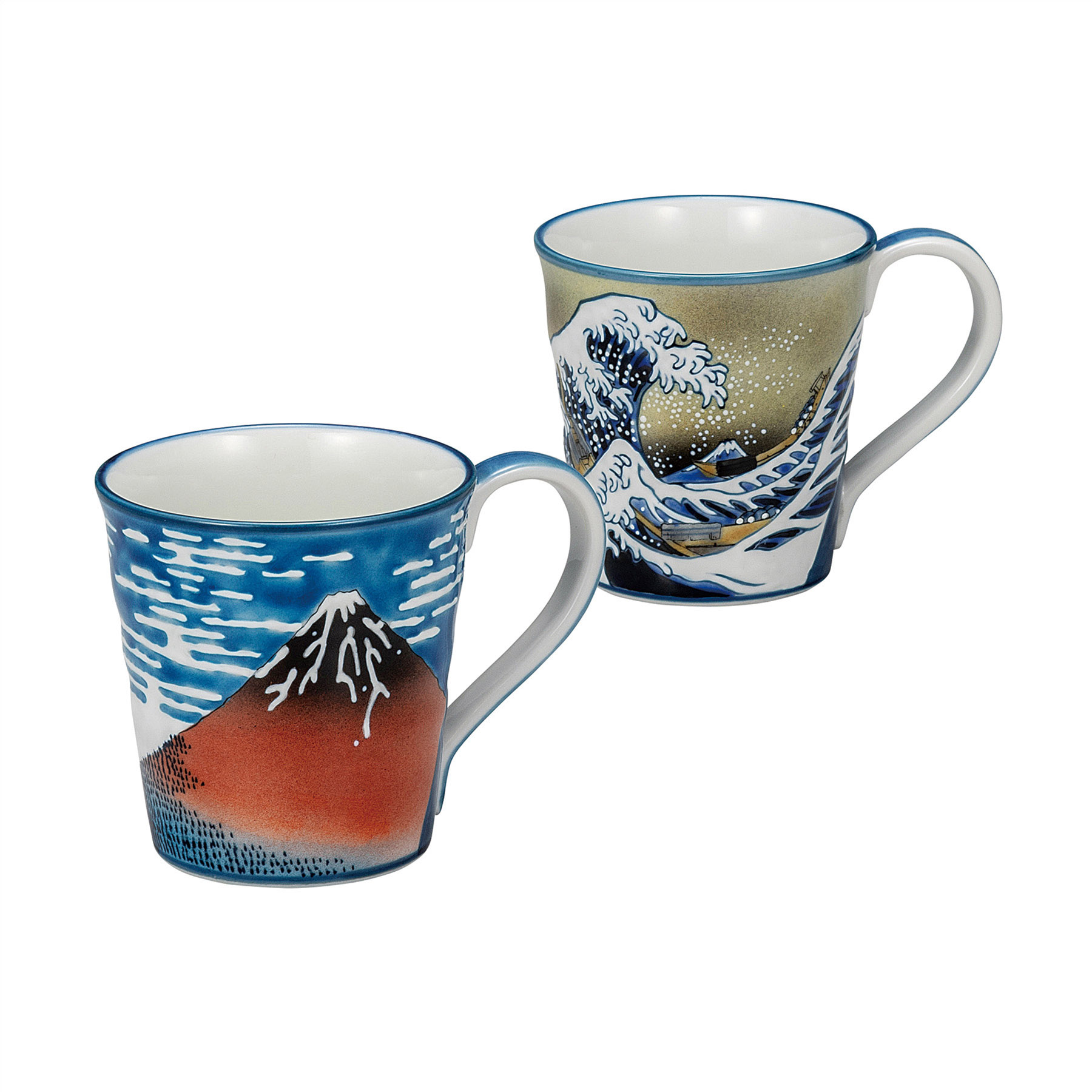 ペアマグカップ・北斎