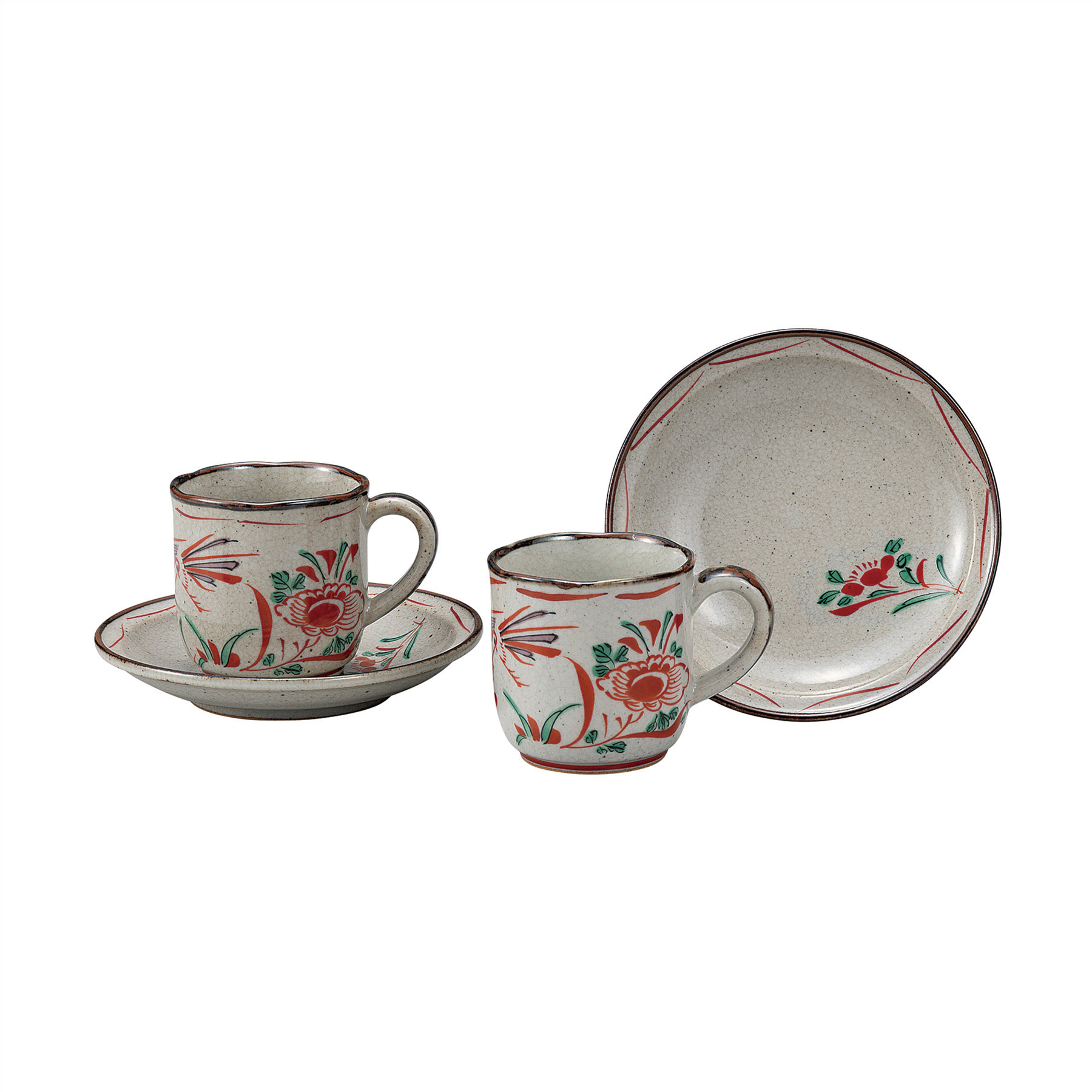 ペアコーヒー・赤絵