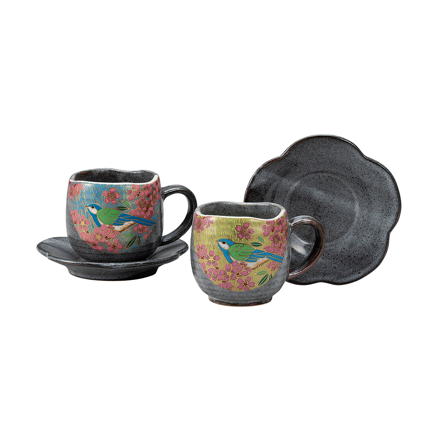 ペアコーヒー・金桜花鳥