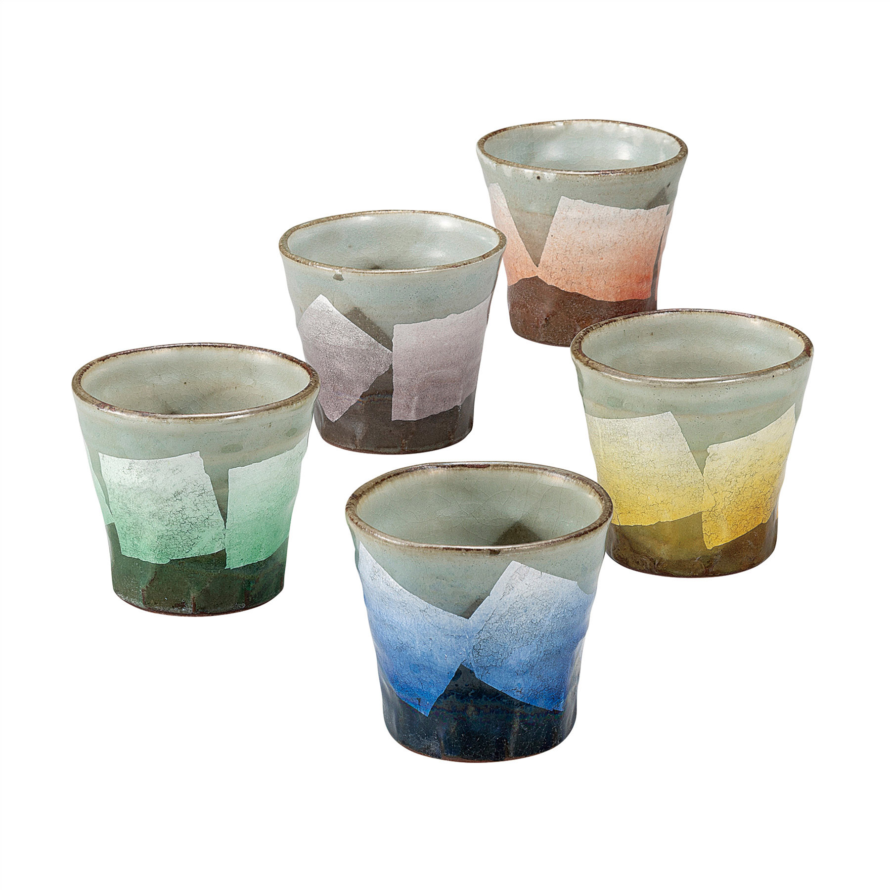 焼酎カップセット・銀彩