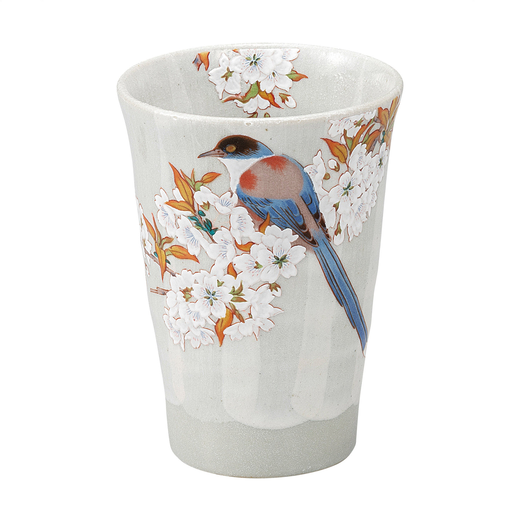 フリーカップ・山桜に鳥
