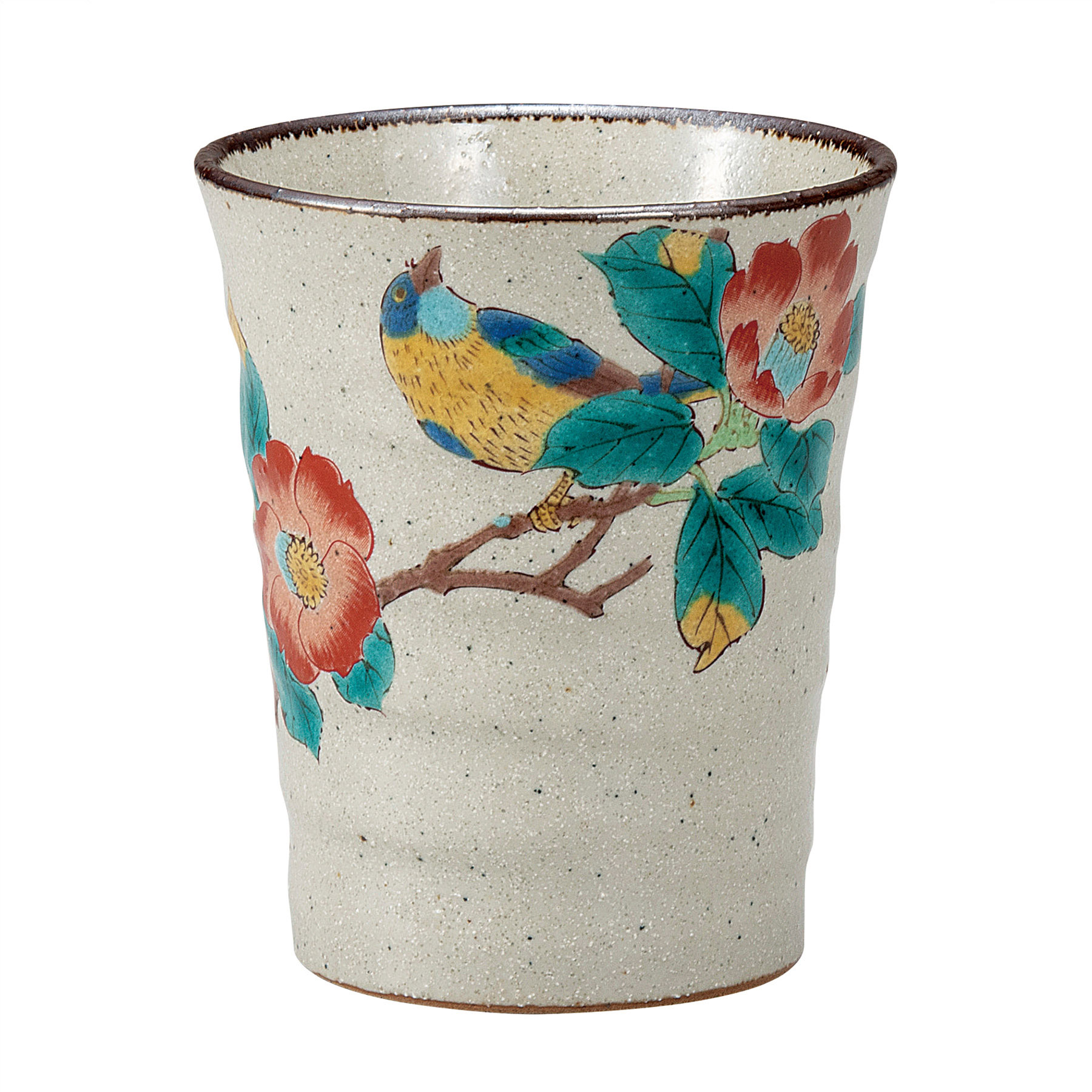 フリーカップ・椿に鳥