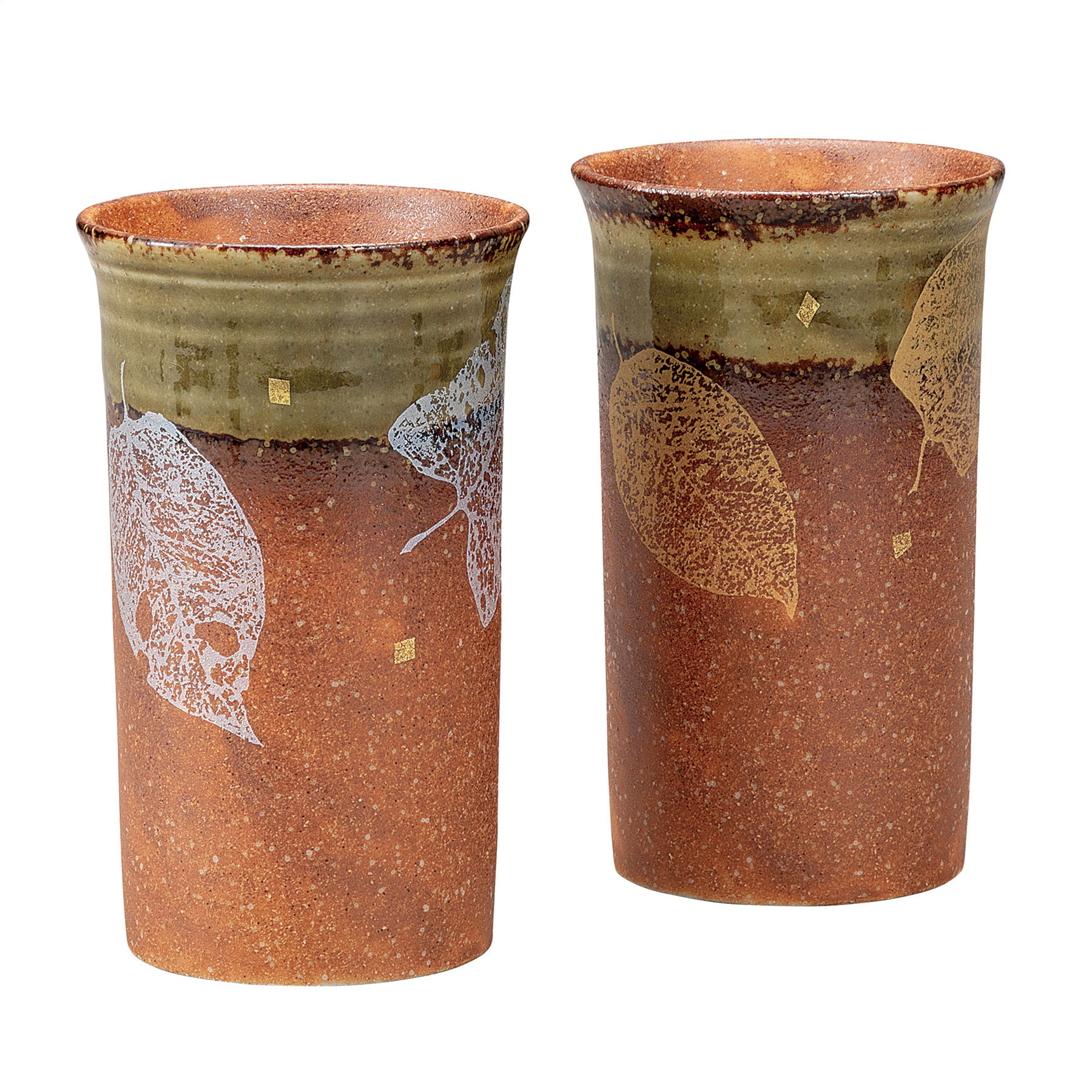 ペアフリーカップ・葉文