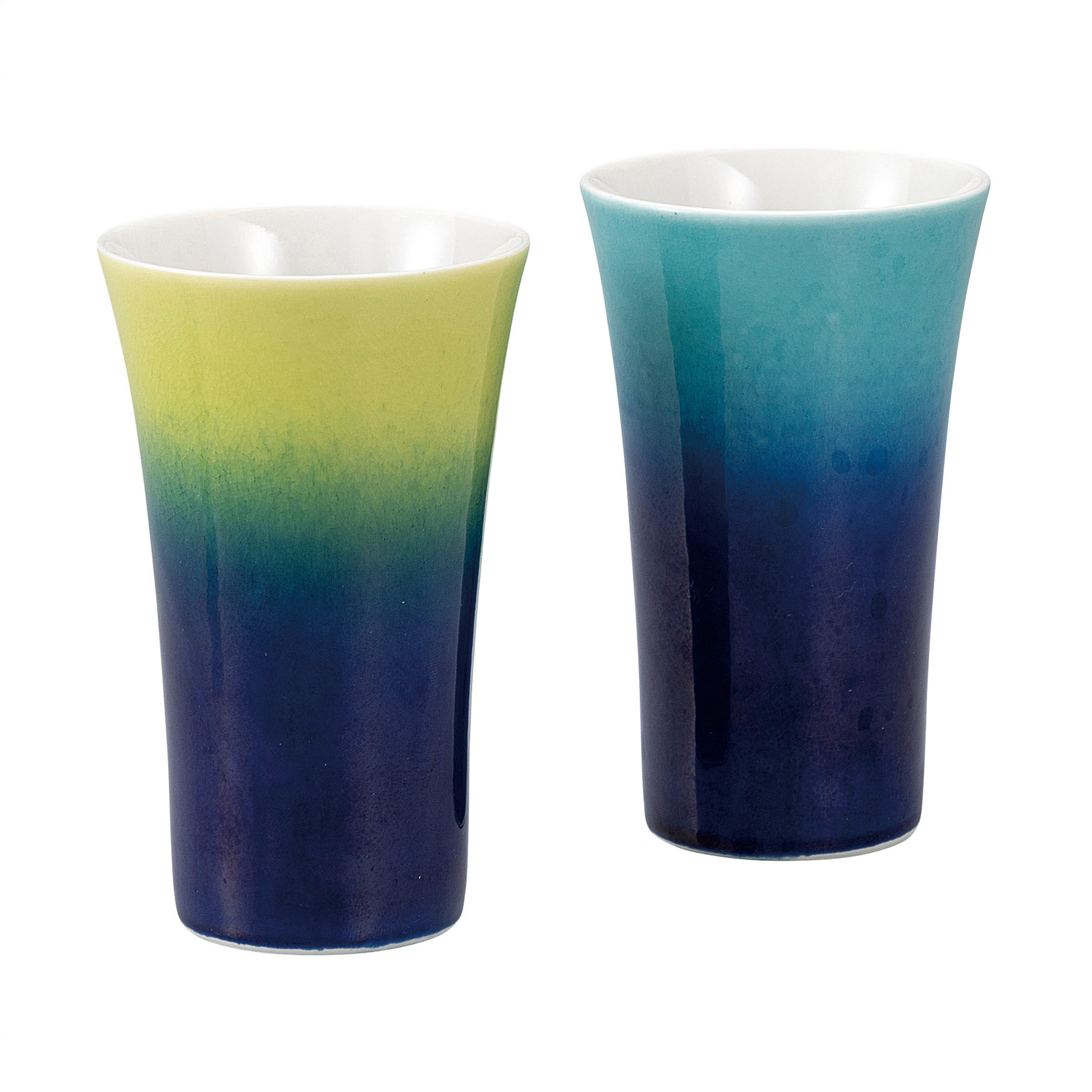 ペアフリーカップ・釉彩