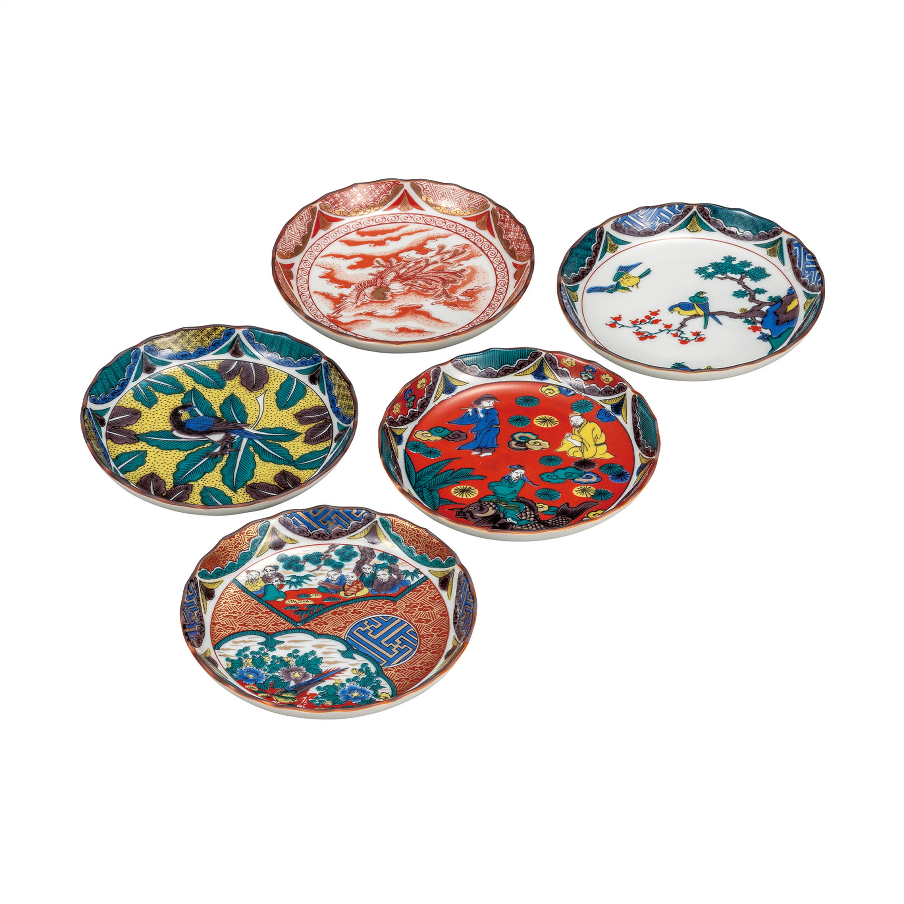 4.5号皿揃・時代絵