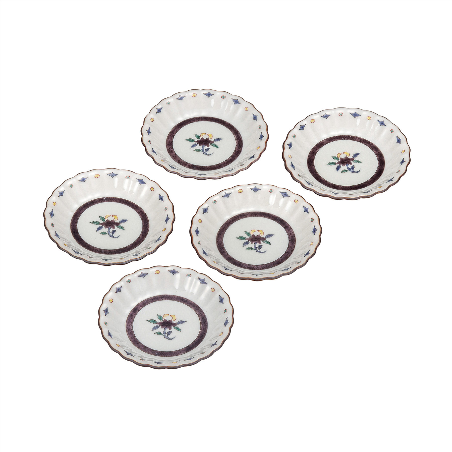 3.5号皿揃・小花文