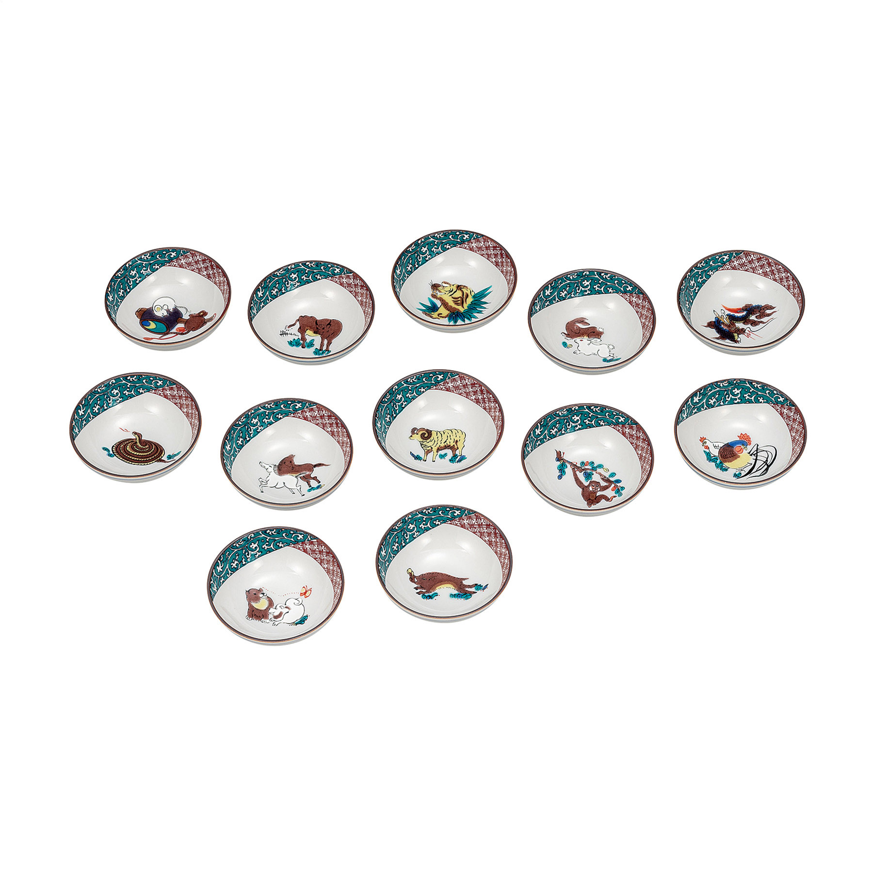 組平盃・十二支