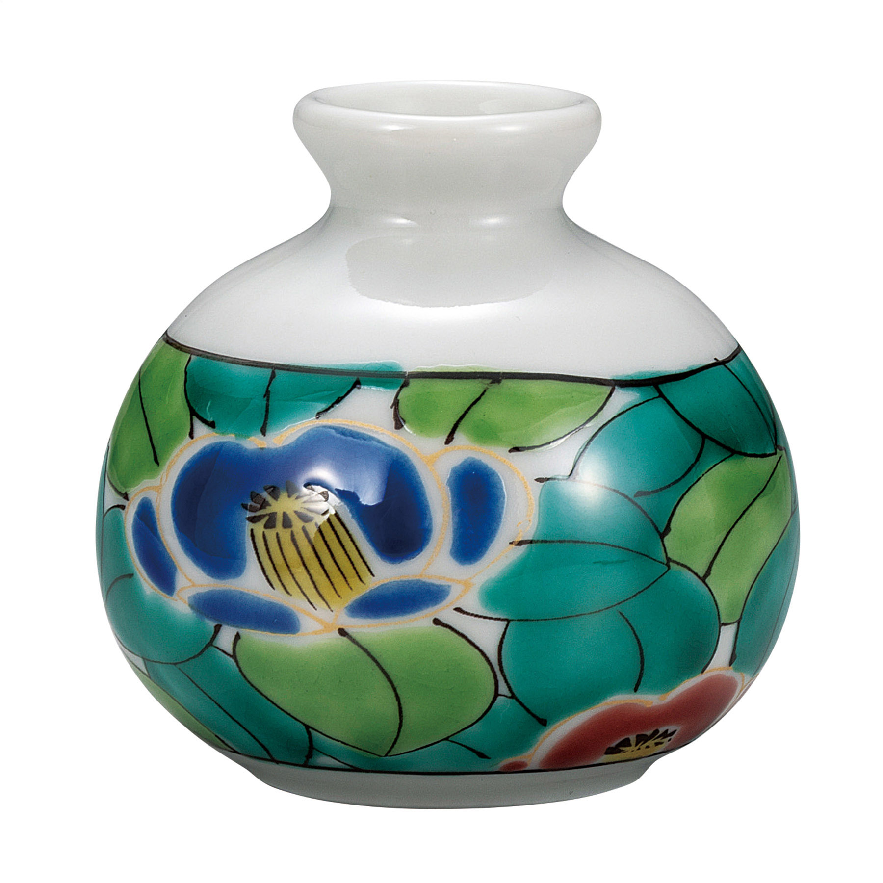 1.8号小つぼ花生・山茶花