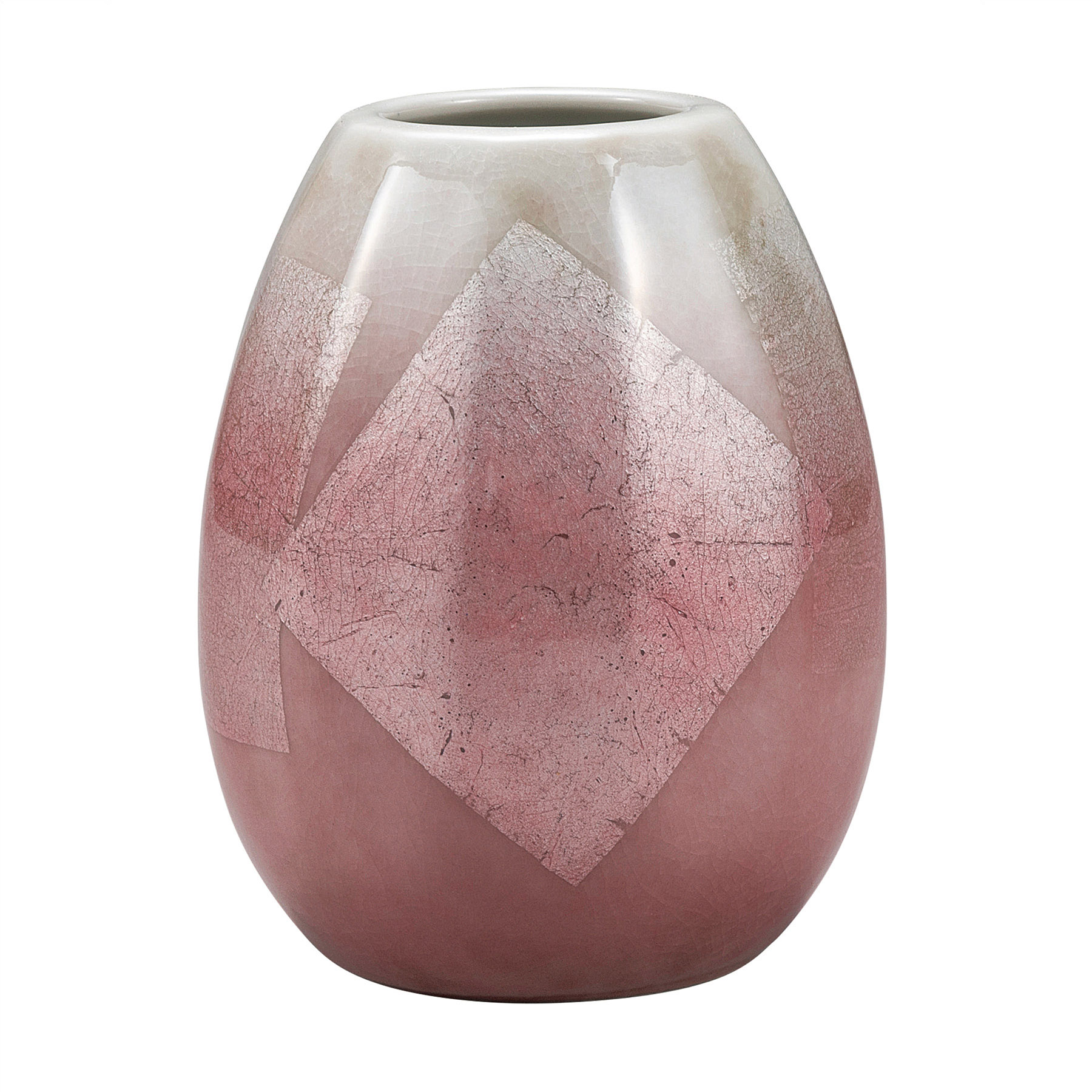 3.5号一輪生・銀彩　（ピンク）