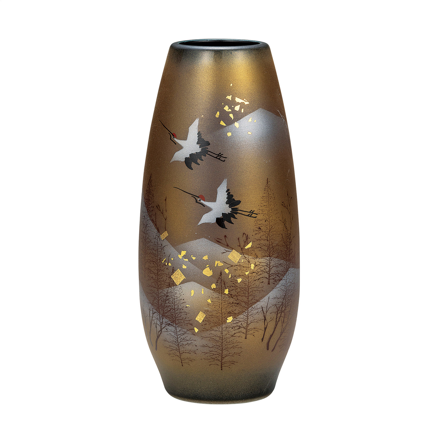 8.5号花瓶・木立鶴