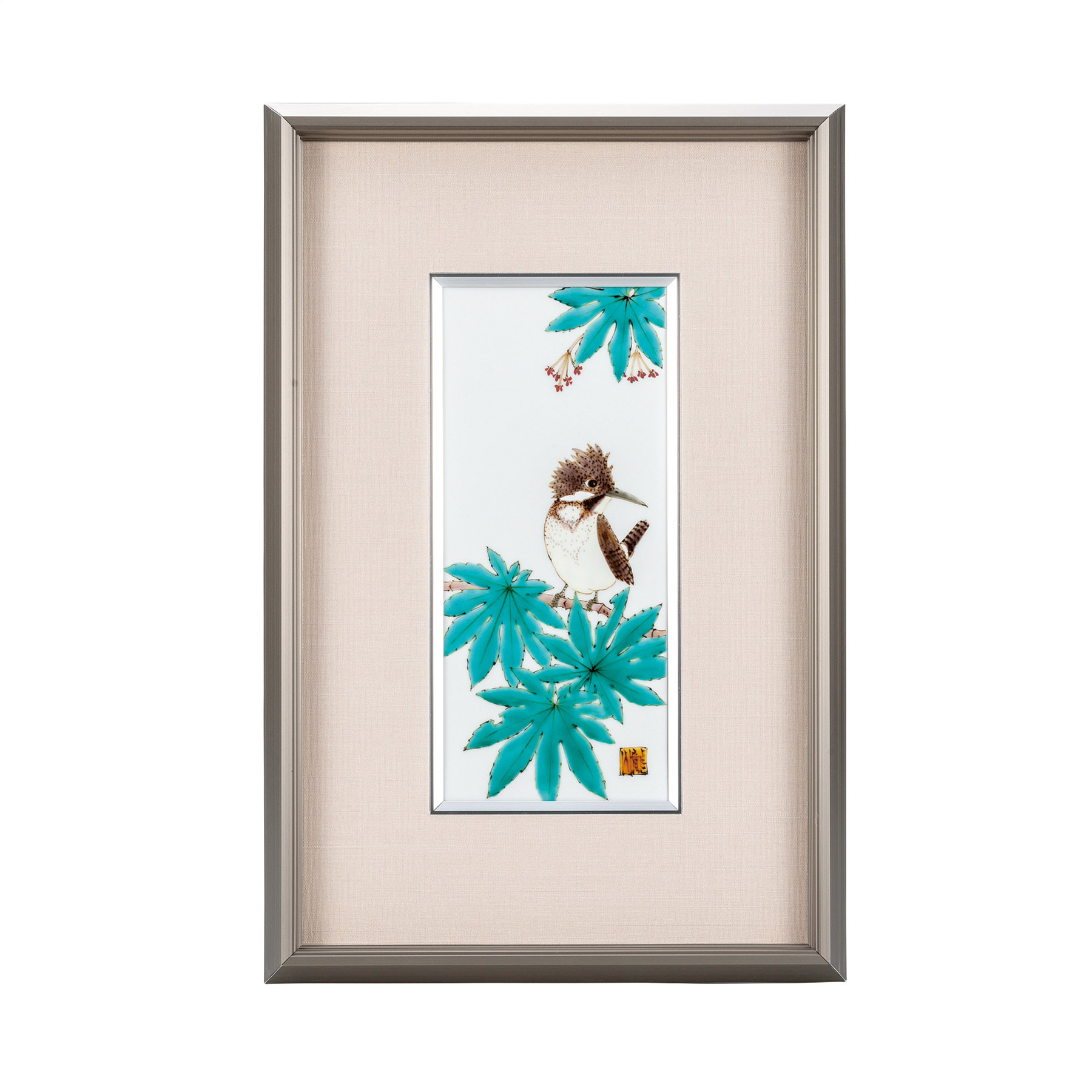 陶額・楓に山翡翠