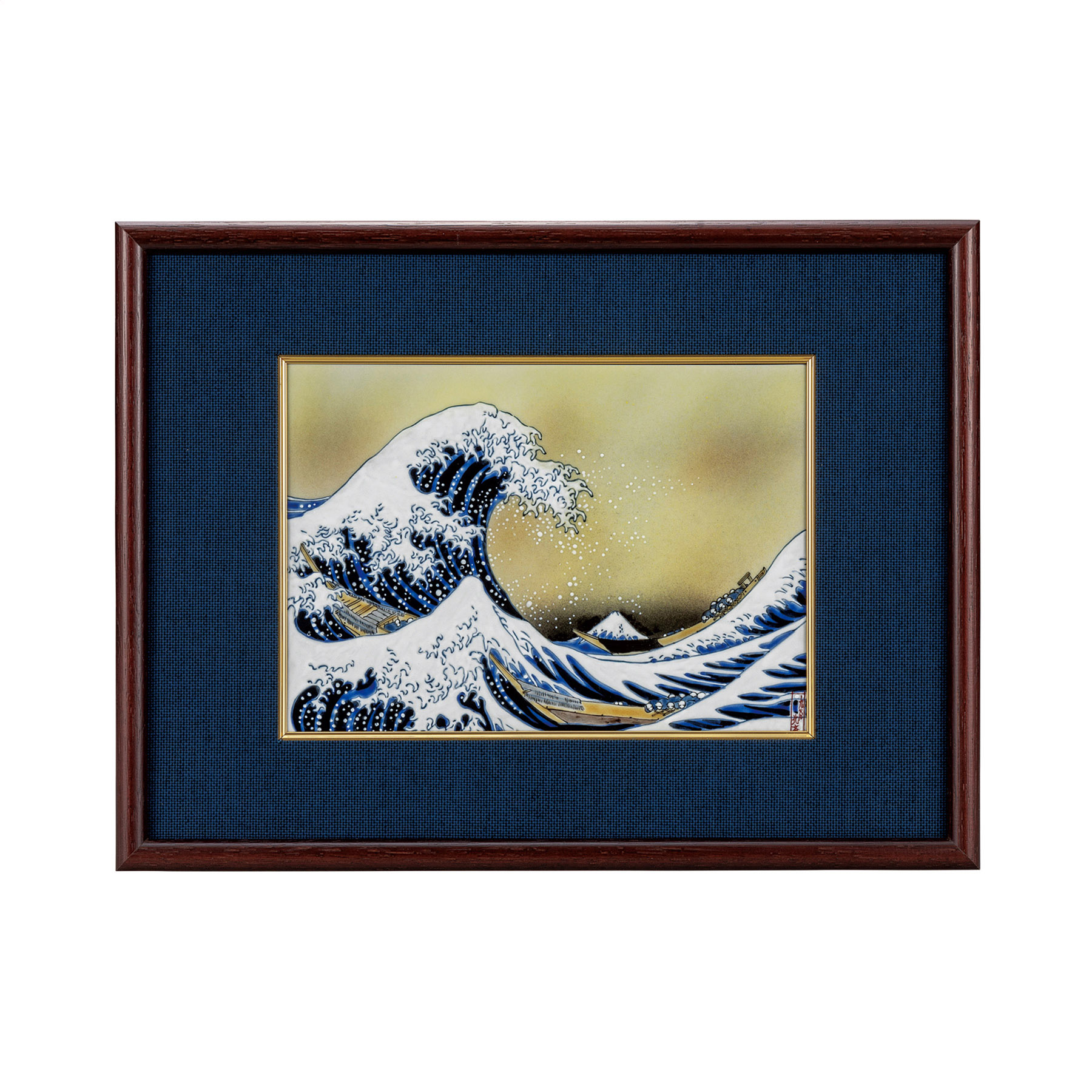 陶額・北斎 神奈川沖浪裏