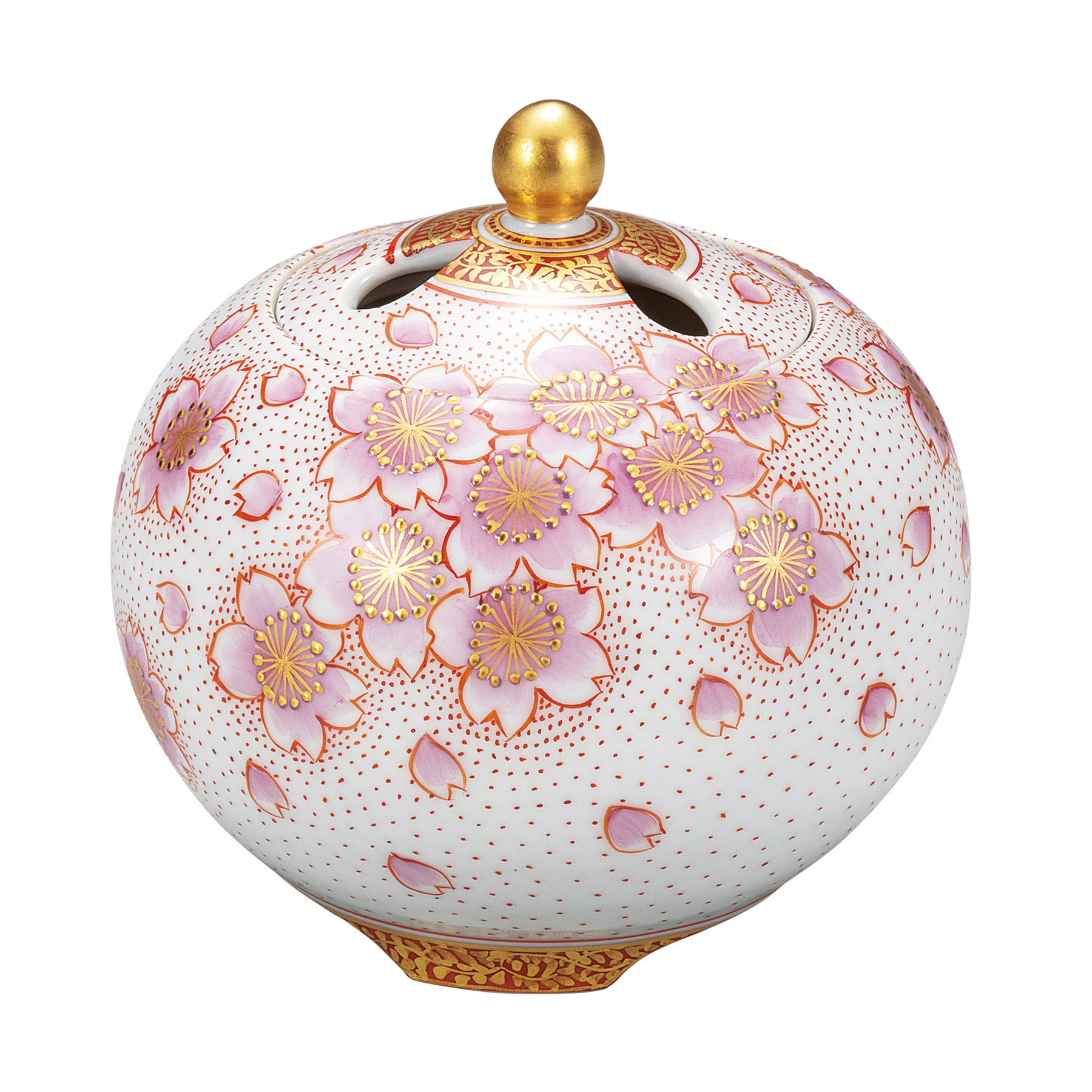3.2号香炉・金襴手桜
