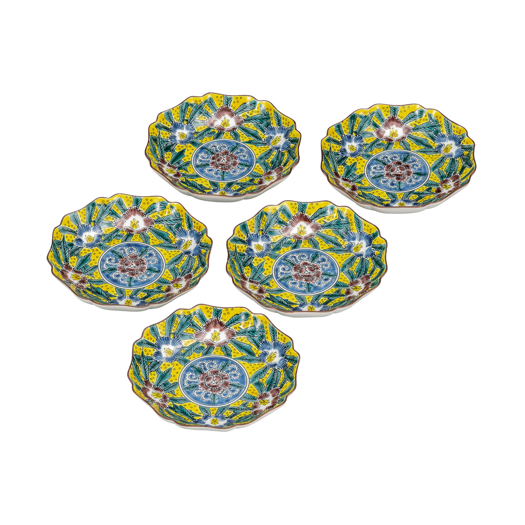 4.2号皿揃・吉田屋芙蓉