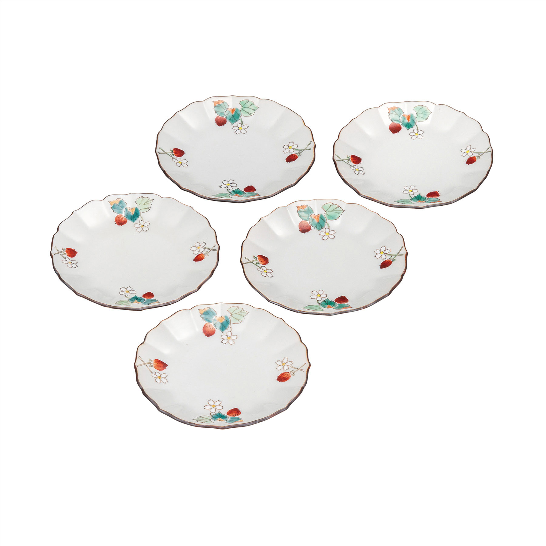 4.2号皿揃・いちご