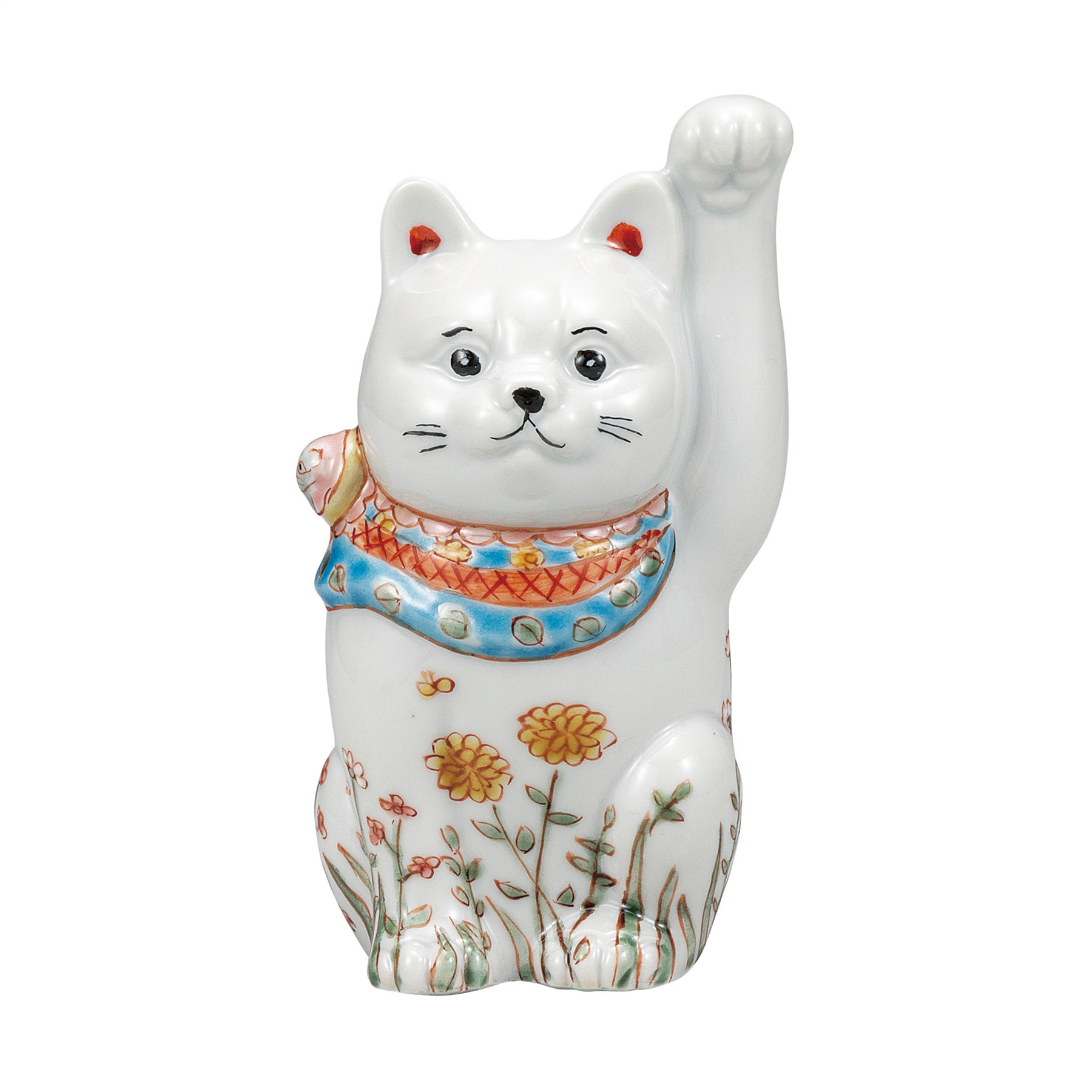 4号招き猫・お花畑