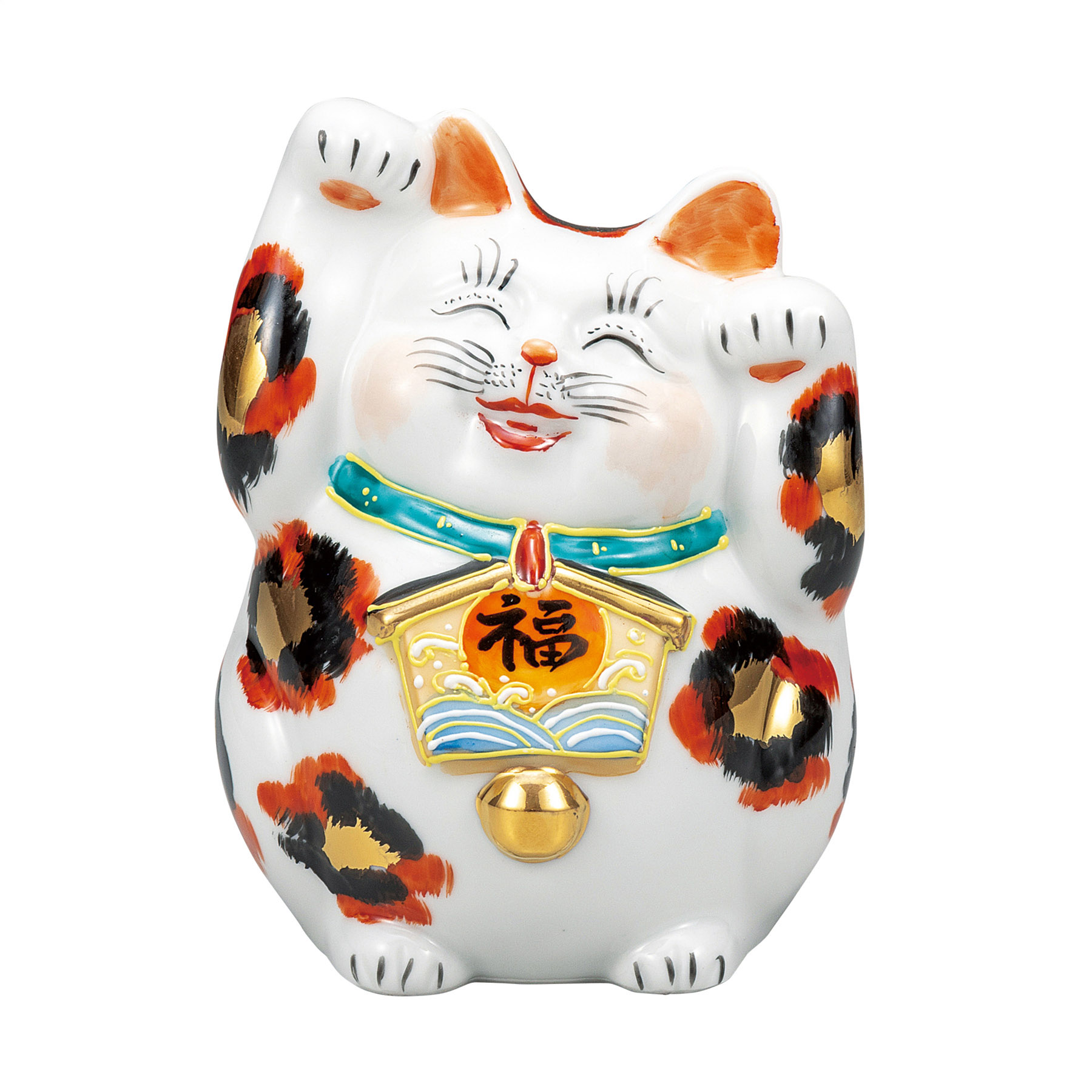 4.5号絵馬招き猫・金三毛