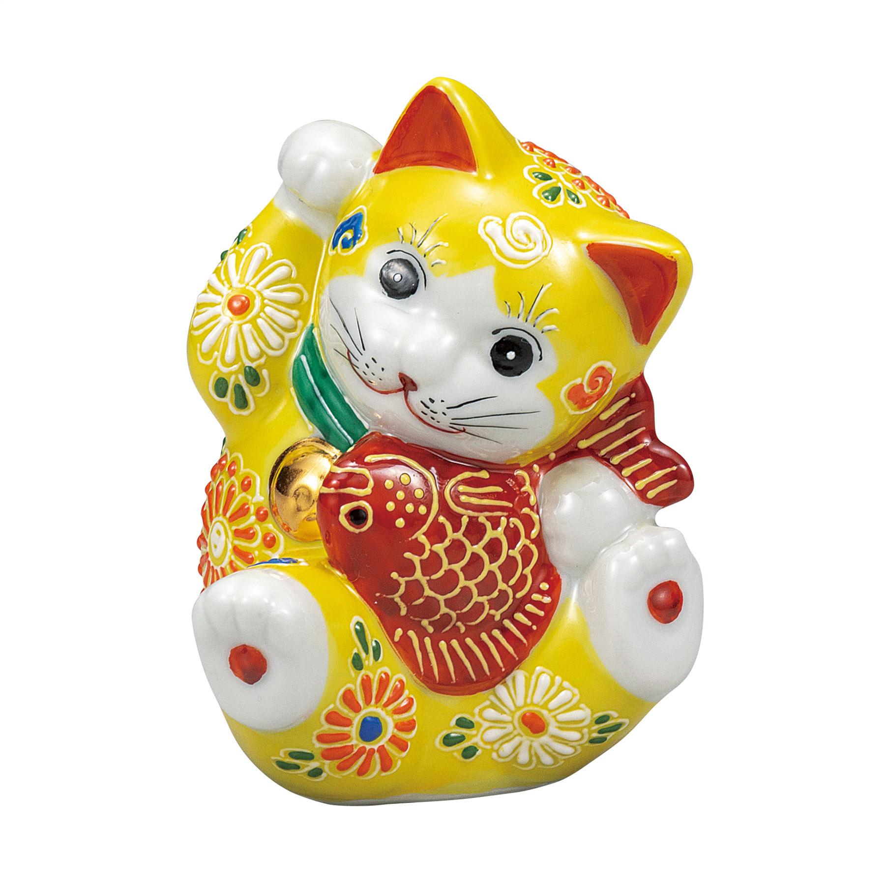 3.8号鯛招き猫・黄盛